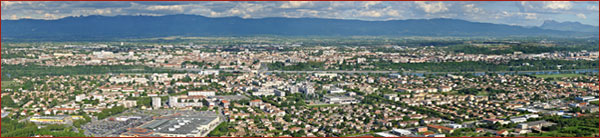 Plaine de Valence, panorama haute définition
